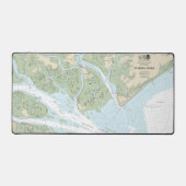 St Helena Geluid Nautische Grafiek 11517 Bureaumat (Voorkant)