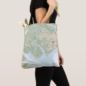 St Helena Geluid Nautische Grafiek 11517 Tote Bag (Dichtbij)