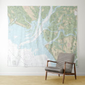 St Helena Geluid Nautische Grafiek 11517 Wandkleed (In Situ (horizontaal))