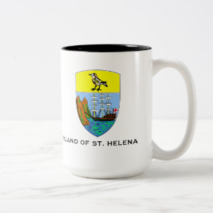 St. Helena Island * Koffiebeker Tweekleurige Koffiemok