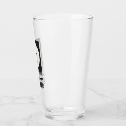 St. Helena Island Michigan Vuurtoren maan Glas (Links)