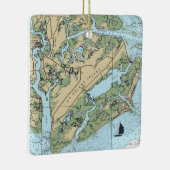 St. Helena Island South Carolina Keramisch Ornament (Rechts)