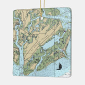 St. Helena Island South Carolina Keramisch Ornament (Links)