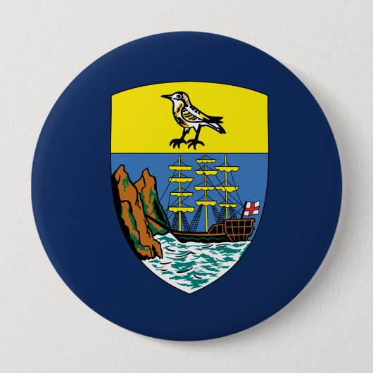 St. Helena Ronde Button 4,0 Cm (Voorkant)