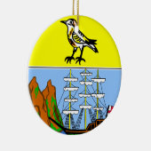 ST. HELENA*, Zuid-Atlantische kerstversiering Keramisch Ornament (Rechts)