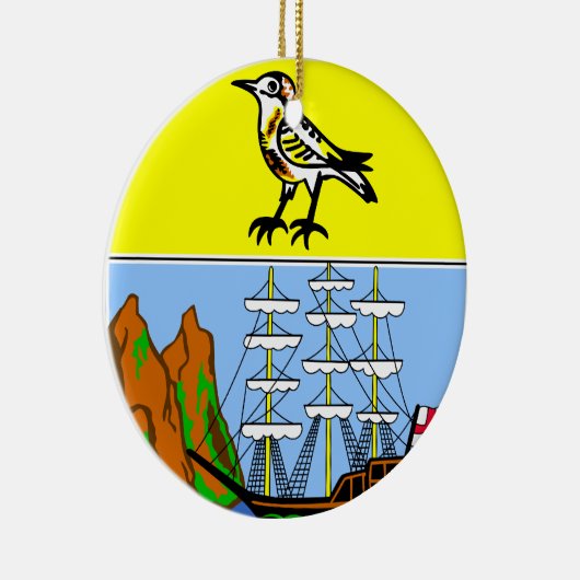 ST. HELENA*, Zuid-Atlantische kerstversiering Keramisch Ornament (Rechts)