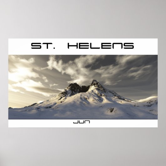 St. Helens Poster (Voorkant)