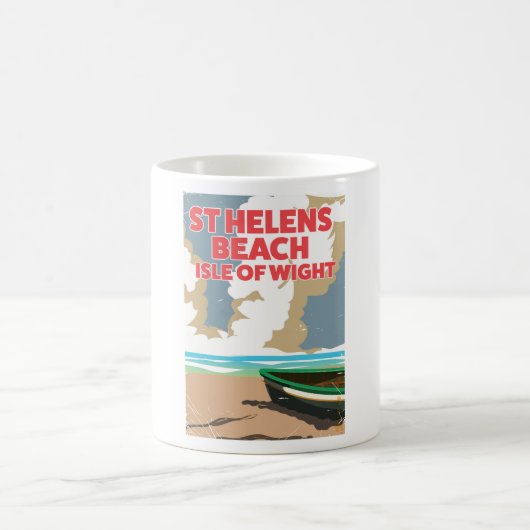 St helens strand eiland Wight reisposter Magische Mok (Center)
