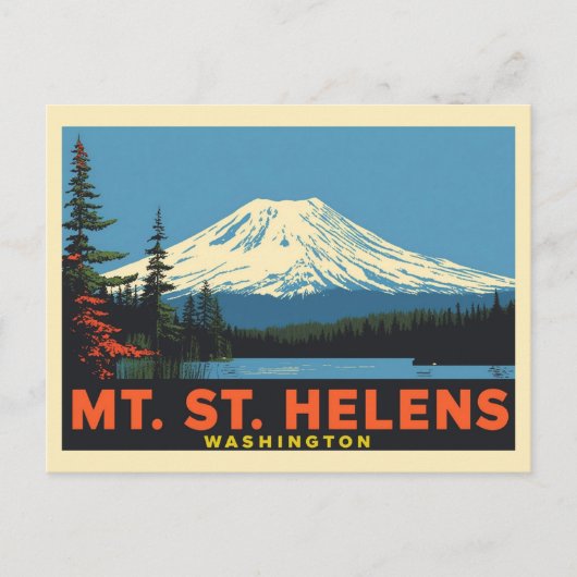 St. Helens Washington Briefkaart (Voorkant)