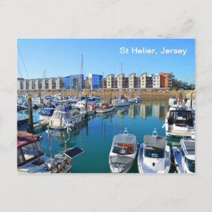 St. Helier marina, Jersey Briefkaart