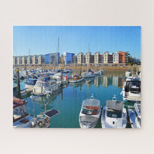 St. Helier marina, Jersey Legpuzzel (Horizontaal)