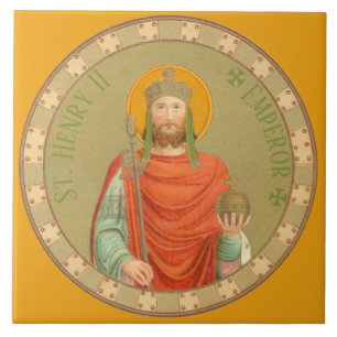St. Hendrik II, Keizer (BBS 10; Stijl 1) Tegeltje