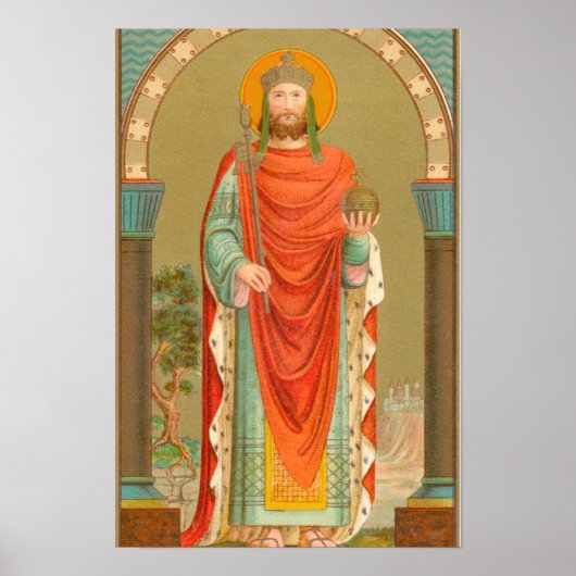 St. Hendrik II, Keizer (BBS 10; Stijl 4) Poster (Voorkant)