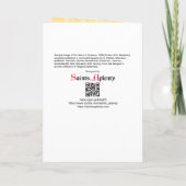 St Henry II (BBS 10) Feast Day (Prayer & Text) Kaart (Achterkant)