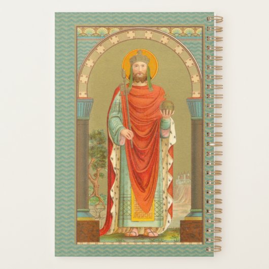St. Henry II, Keizer (BBS 10) 5.5 "x8.5" Klein Planner (Achterkant)