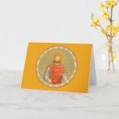 St. Henry II, keizer (BBS 10) Blanco groet/Note Kaart (Gele Bloem)