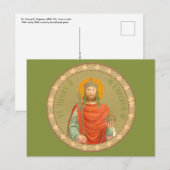 St. Henry II, keizer (BBS 10) Briefkaart (Voorkant / Achterkant)