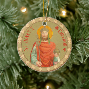 St. Henry II, keizer (BBS 10) Keramisch Ornament