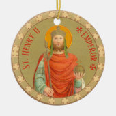 St. Henry II, keizer (BBS 10) Keramisch Ornament (Voorkant)