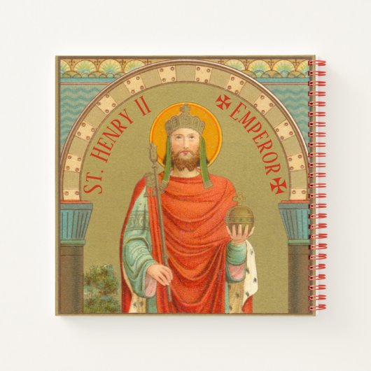 St. Henry II, keizer (BBS 10) Notitieboek (Achterkant)