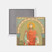 St. Henry II, keizer (BBS 10) Square Magneet (Voorkant / Achterkant)