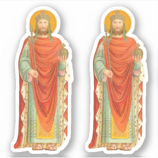 St. Henry II, keizer (BBS 10) Sticker (Voorkant)