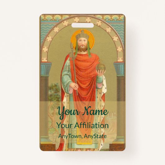 St. Henry II, keizer (BBS 10; Style 1) Badge (Voorkant)