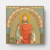 St Henry II, keizer (BBS 10; Style 2) 5,25 x 5,25  Fotoplaat (Voorkant)