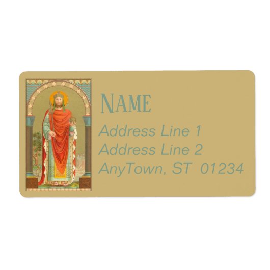 St. Henry II, keizer (BBS 10; Style 4) Etiket (Voorkant)