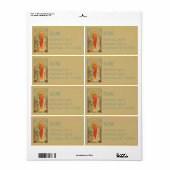 St. Henry II, keizer (BBS 10; Style 4) Etiket (Full Sheet)