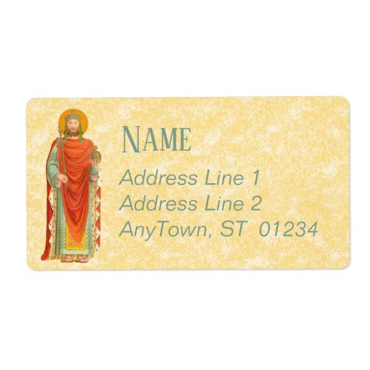 St. Henry II, keizer (BBS 10; Style 5) Etiket (Voorkant)