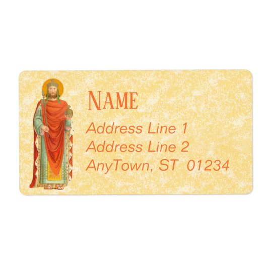 St. Henry II, keizer (BBS 10; Style 5) Etiket (Voorkant)