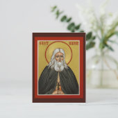 St. Herman van de Alaska Prayer Card Briefkaart (Staand voorkant)