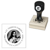 ST. HIER ZIE JE DE KLEINE BLOEM GEPERSONALISEERDE  RUBBERSTEMPEL (Gestempeld)