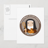 St. Hilda of Whitby Briefkaart (Voorkant / Achterkant)