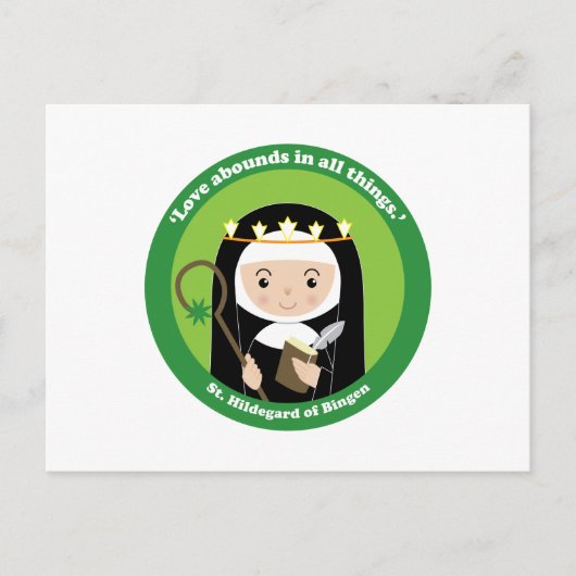 St. Hildegard Briefkaart (Voorkant)