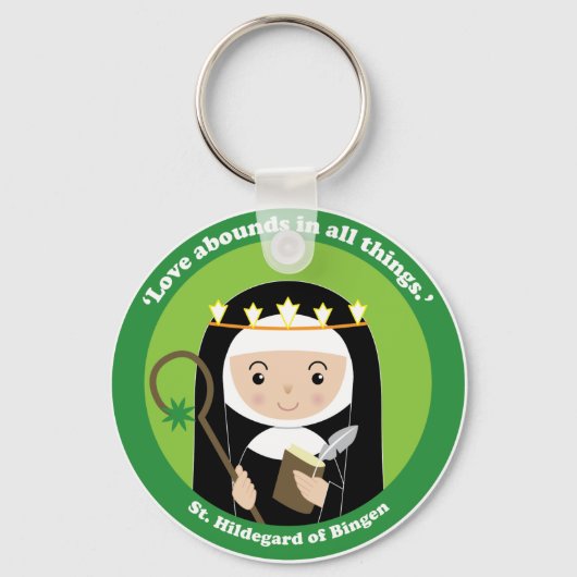 St. Hildegard Sleutelhanger (Voorkant)