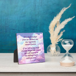 St Hildegard van Bingen Quote Plaque w/Easel Fotoplaat
