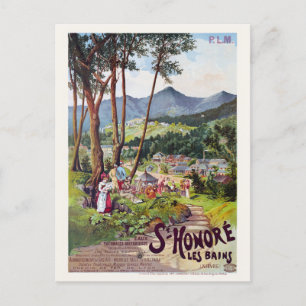 St. Honoré les Bains Vintage Poster 1897 Briefkaart