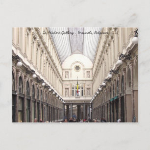 St. Hubert Gallery ~ Brussel, België Briefkaart