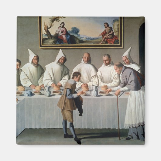 St. Hugh of Cluny (1024-1109) in de fabriek van Magneet (Voorkant)