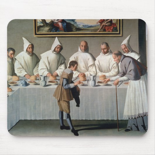 St. Hugh of Cluny (1024-1109) in de fabriek van Muismat (Voorkant)