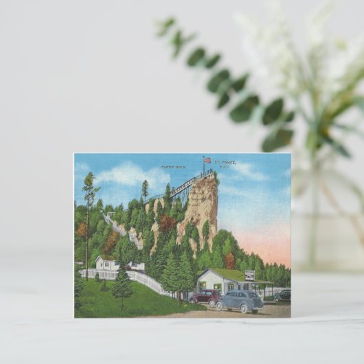 St. Ignace Michigan Briefkaart (Staand voorkant)