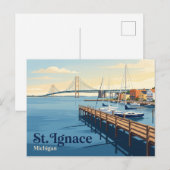 St. Ignace VS Briefkaart (Voorkant / Achterkant)