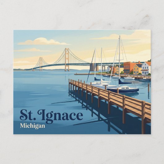 St. Ignace VS Briefkaart (Voorkant)