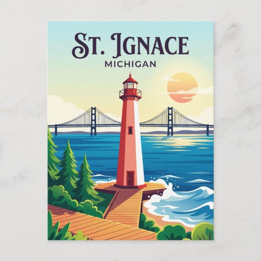 St. Ignace VS Briefkaart (Voorkant)