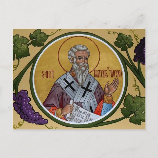 St. Ignatios of Antioch Prayer Card Briefkaart (Voorkant)
