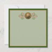 St. Ignatius Loyola (BK 050) Blank vierkant groet (Achterkant)