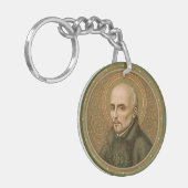St. Ignatius Loyola (BK 050; motto in het Engels) Sleutelhanger (Voorkant Links)