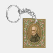 St. Ignatius Loyola (BK 050; motto in het Engels) Sleutelhanger (Voorkant Links)